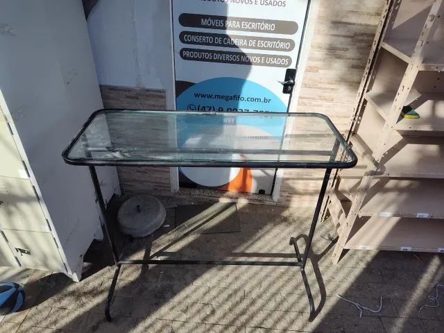 Arara de Ferro com Expositor para Produtos de Vidro - Reforçado - Foto 4