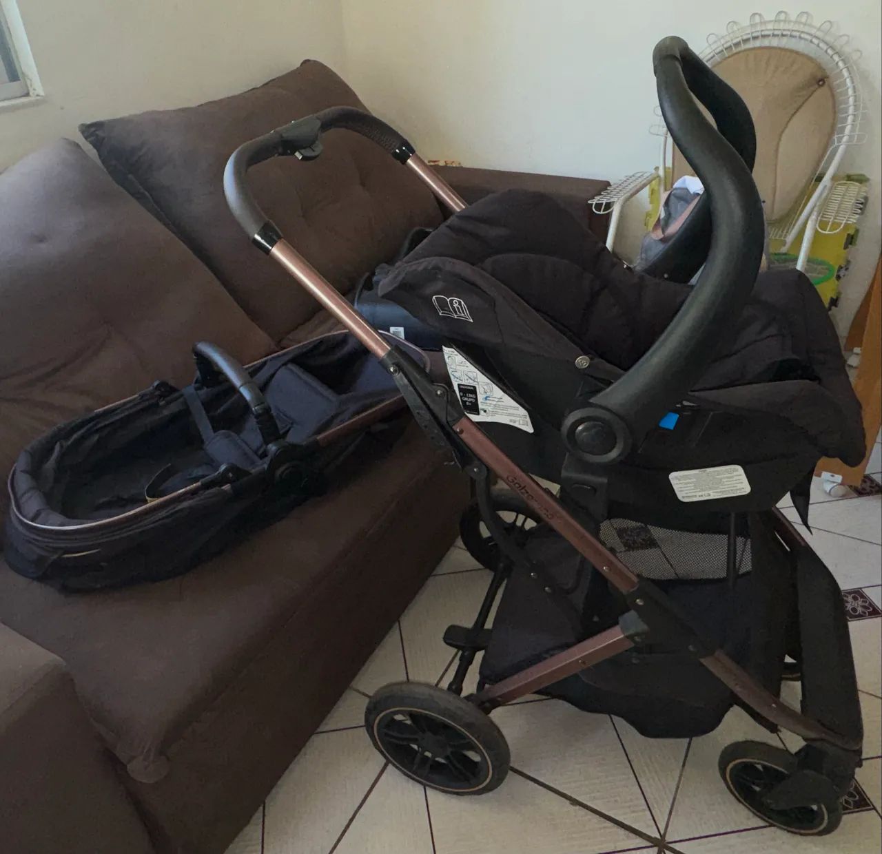 Carrinho de bebê galzerano