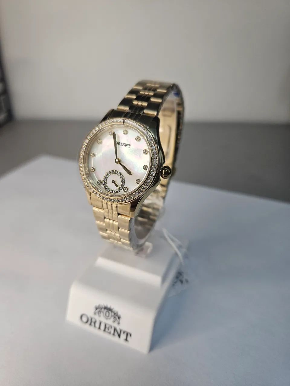 Relógio Quartz Aço Dourado Orient - Foto 3