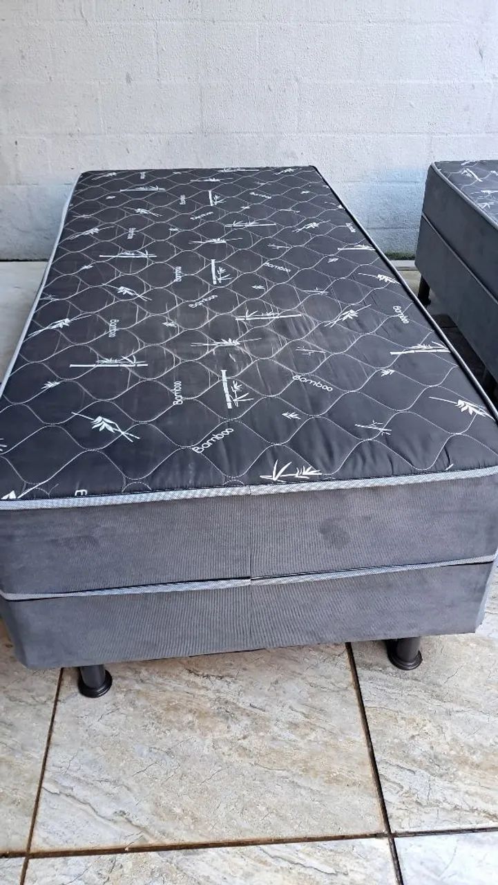 Cama box solteiro- Faço Entrega 