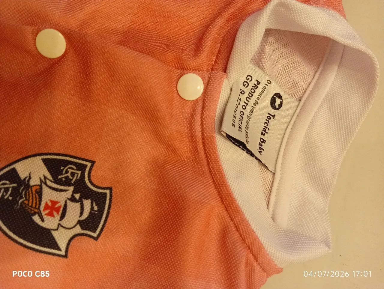 Roupa de bebê do Vasco  - Foto 2
