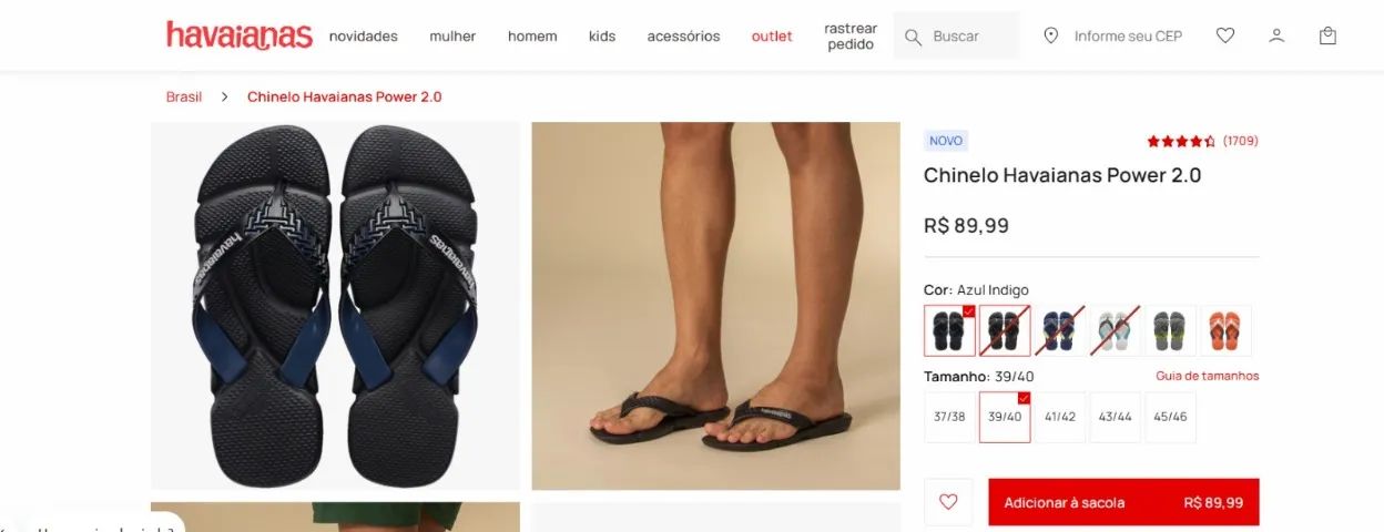 chinelo havaiana original - Foto 2