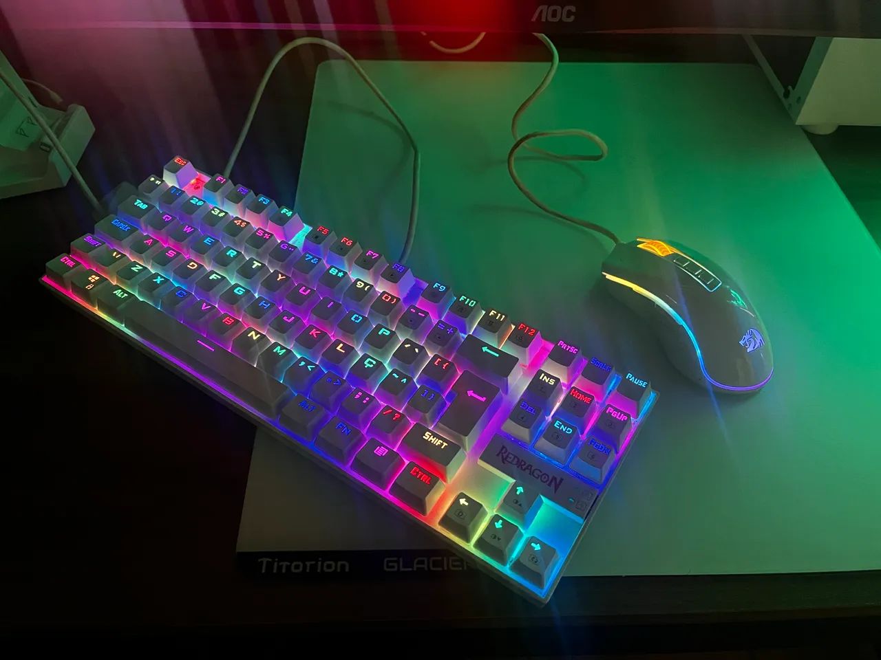 Kit Teclado + Mouse Redragon Gamer - Foto 2