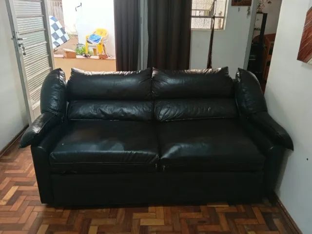 Sofá Cama - 3 lugares, com colchão casal