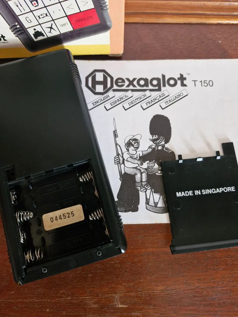 Tradutor idiomas Hexaglot T-150. Vintage - Foto 3