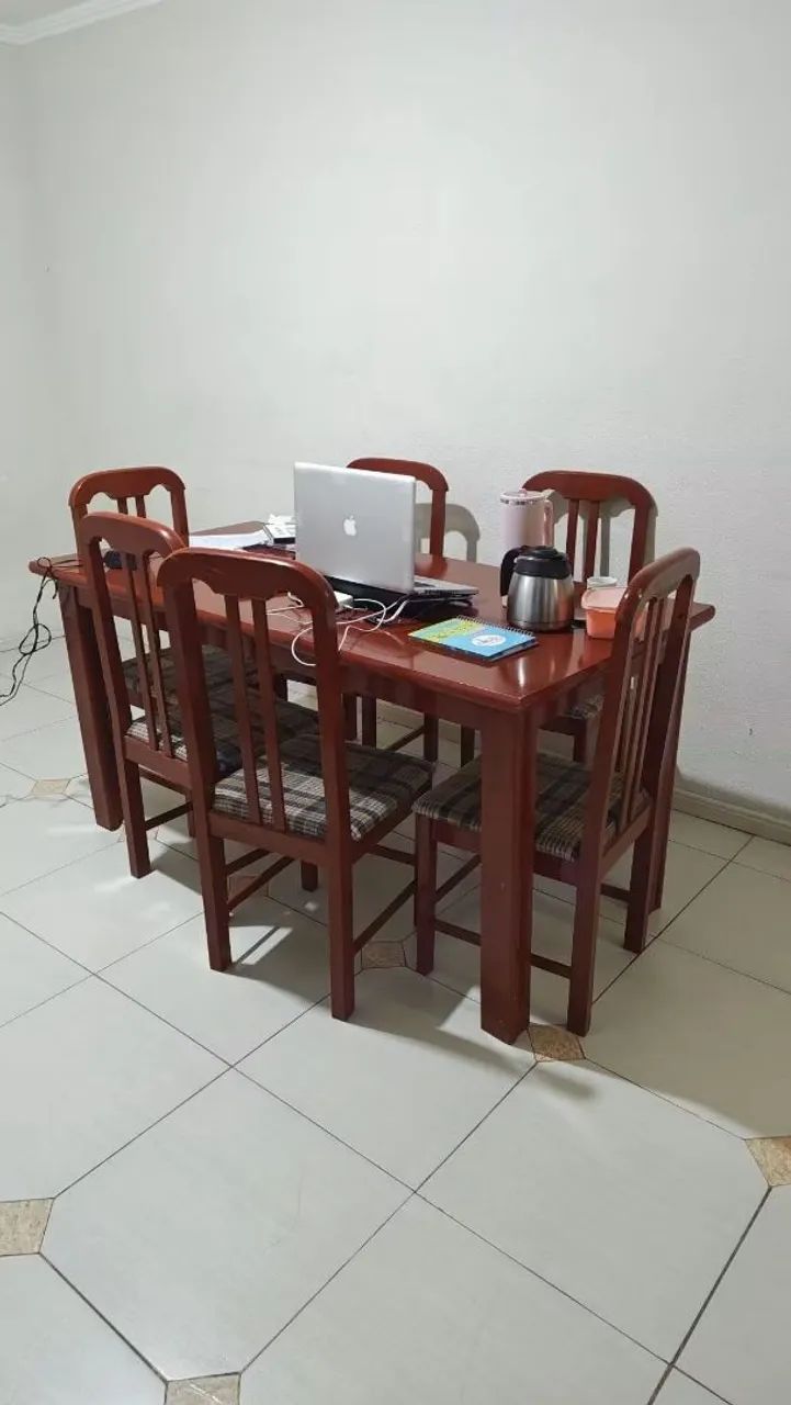Mesa jantar 6 cadeiras 