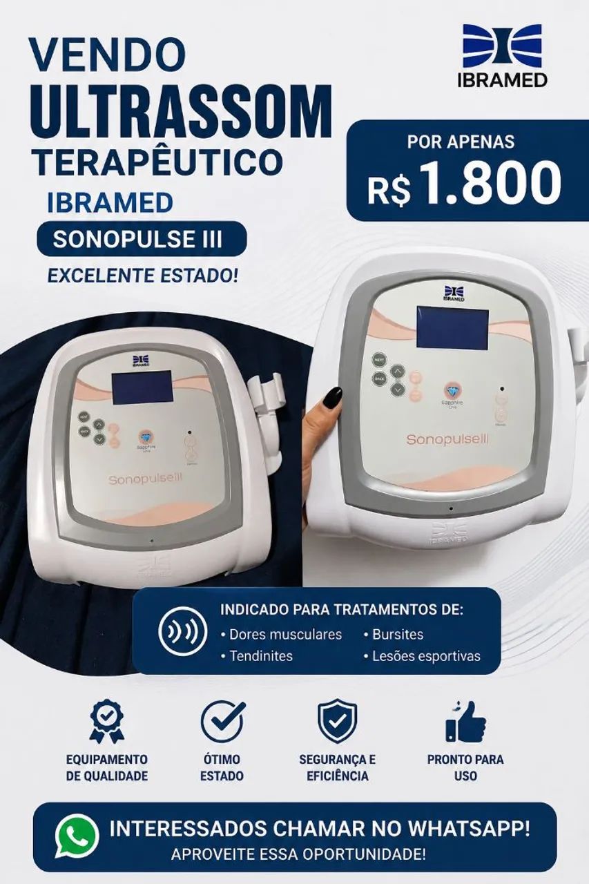 Ultrassom terapêutico (valor negociável. aceito cartão e pix) - Foto 3