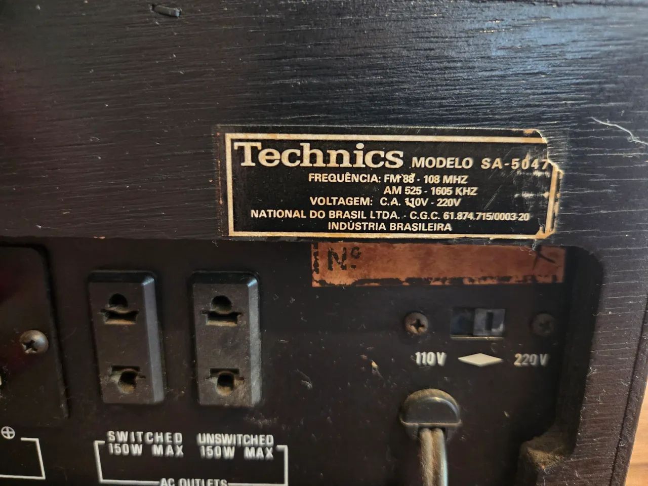 Toca-discos e Receiver Technics  - Foto 4