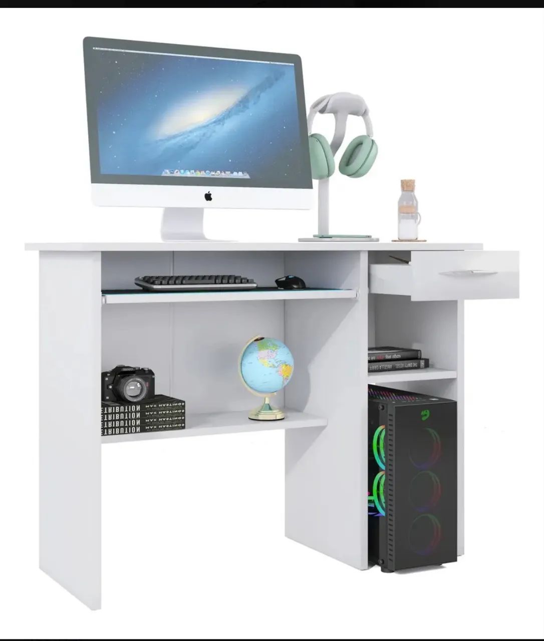 Mesa de computador com gaveta  - Foto 2