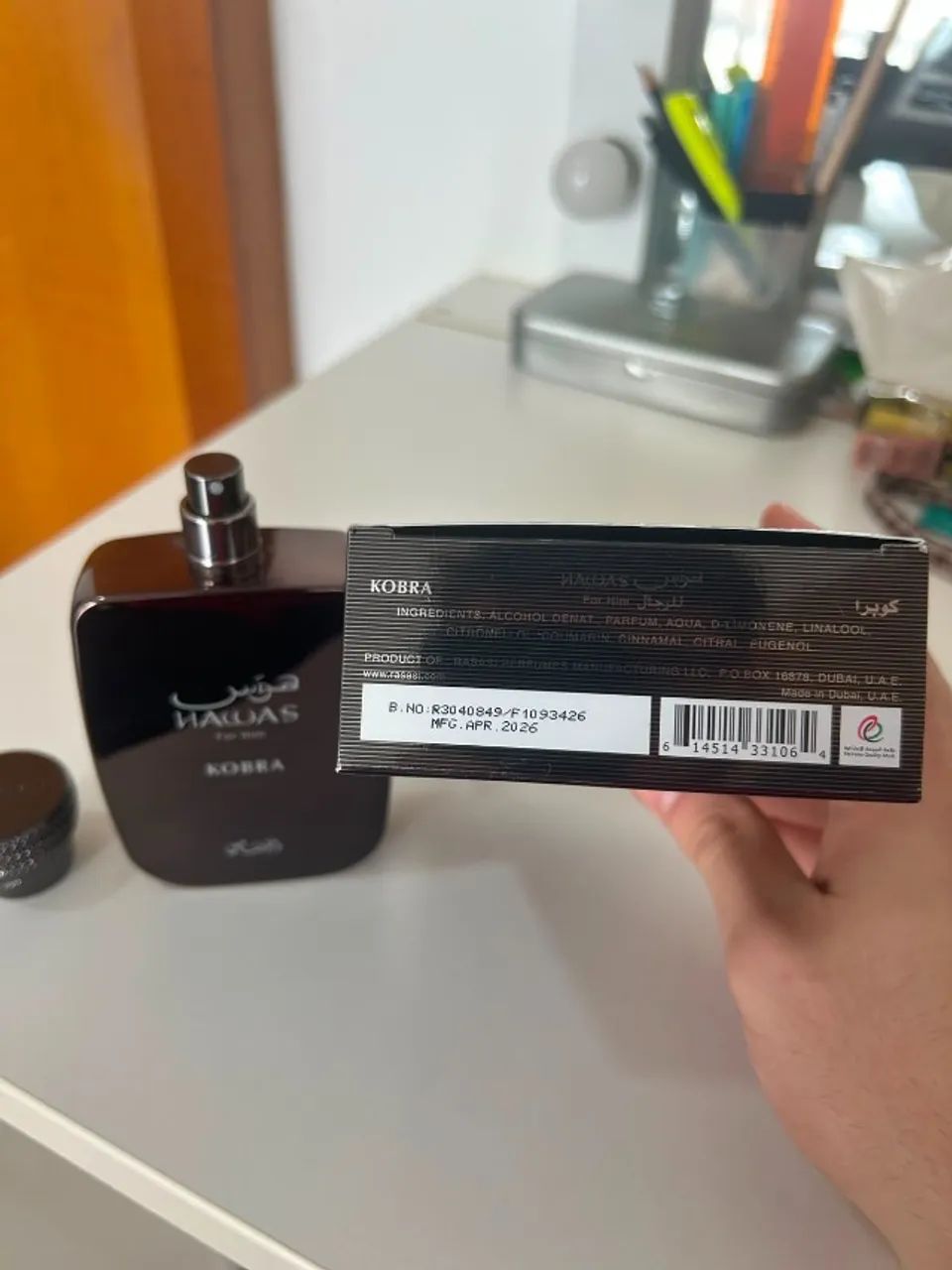 Perfume  Hawas K Eau de Parfum 100 ml Rasasi - Foto 5