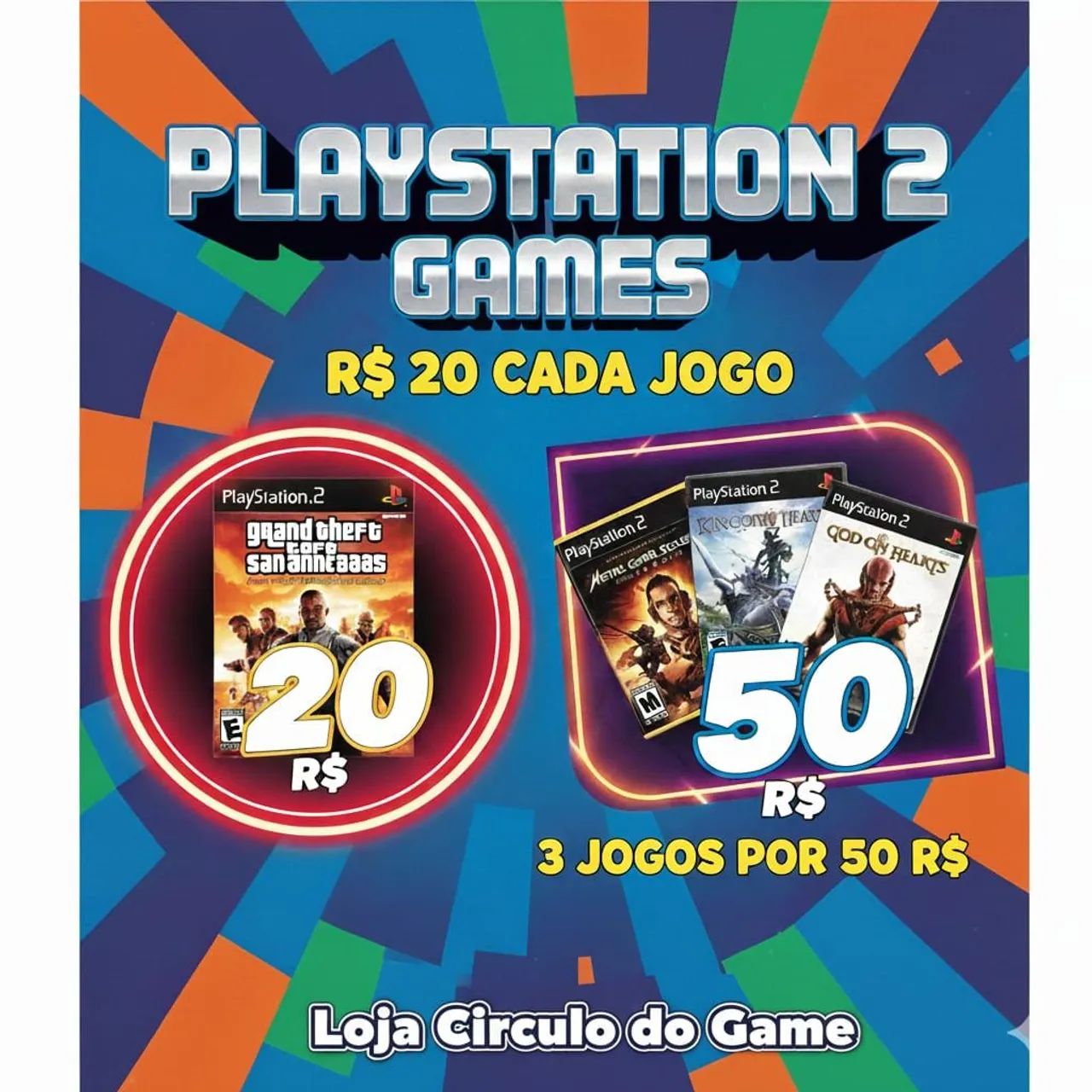 Jogos de ps2 novos e com garantia.  - Foto 2