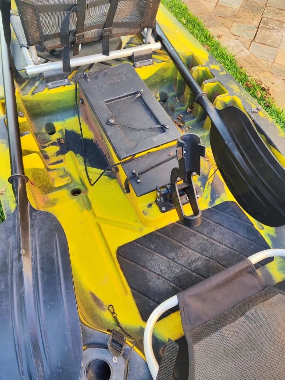 Caiaque Duplo Caiaker New Foca + Motor Jet 3HP - Usados - Foto 5