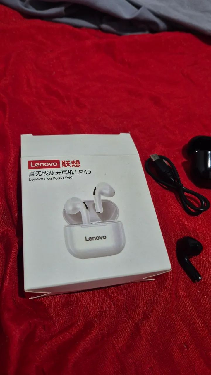 Fone de ouvido Lenovo LP40 - Foto 5