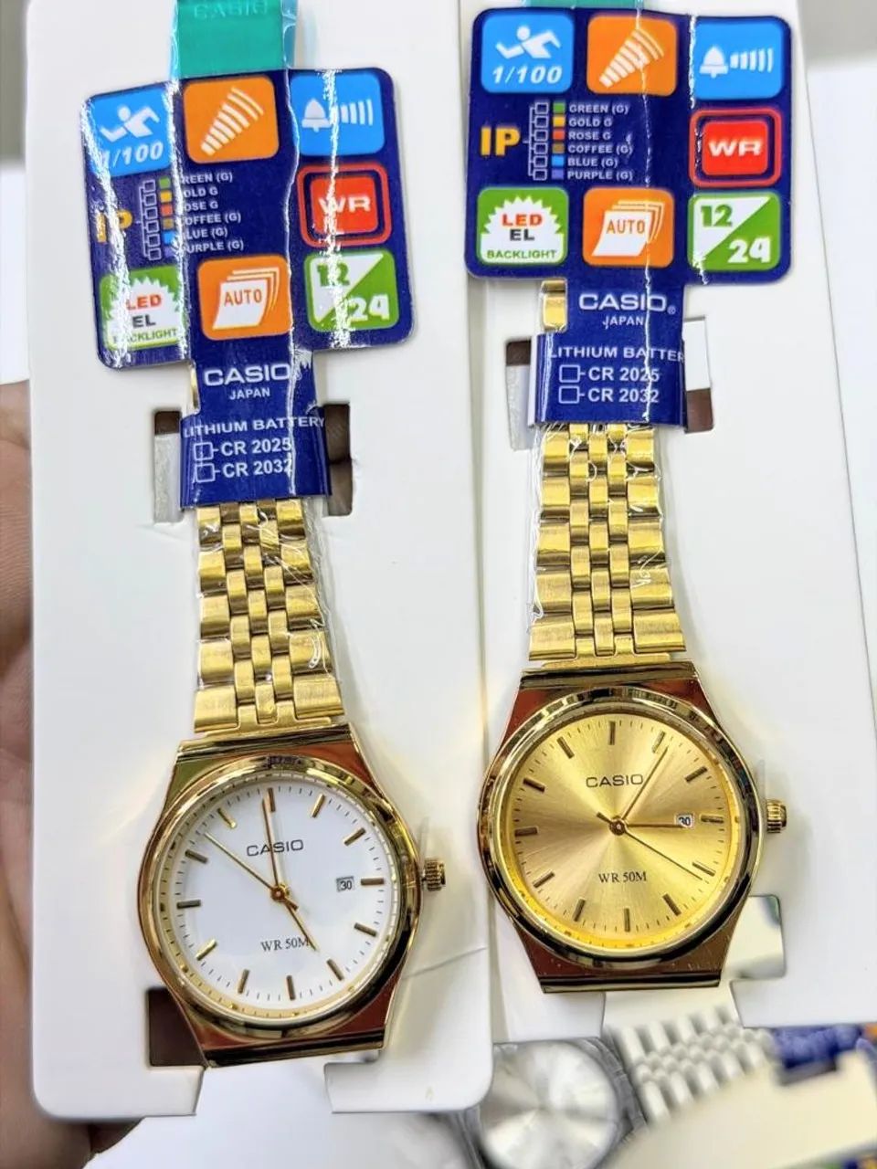 Relógio Casio Com caixa brinde prova de agua 