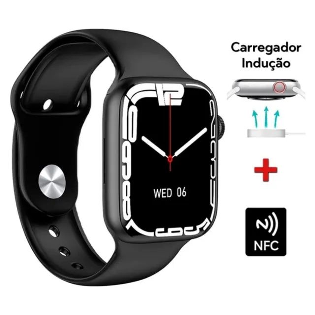 Smartwatch W28 Pro Série 8 Watch 8 45mm Original Com Chamada Bluetooth e NFC ATUALIZADO!!! - Foto 4