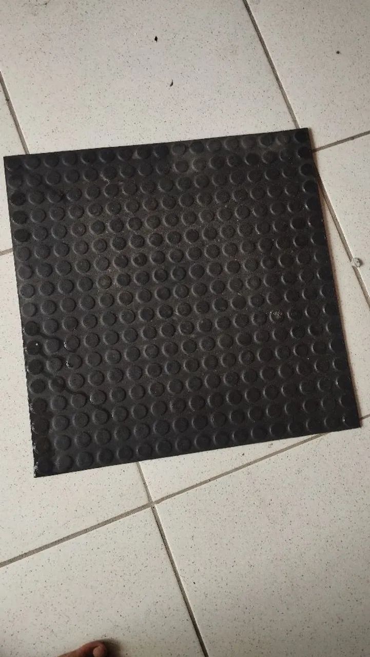 Tapete borracha bolinha