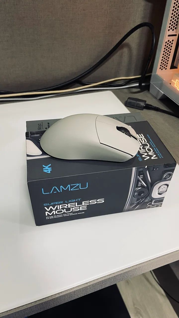 Mouse Lamzu Maya 4K Wireless - Impecável e Completo - Foto 2