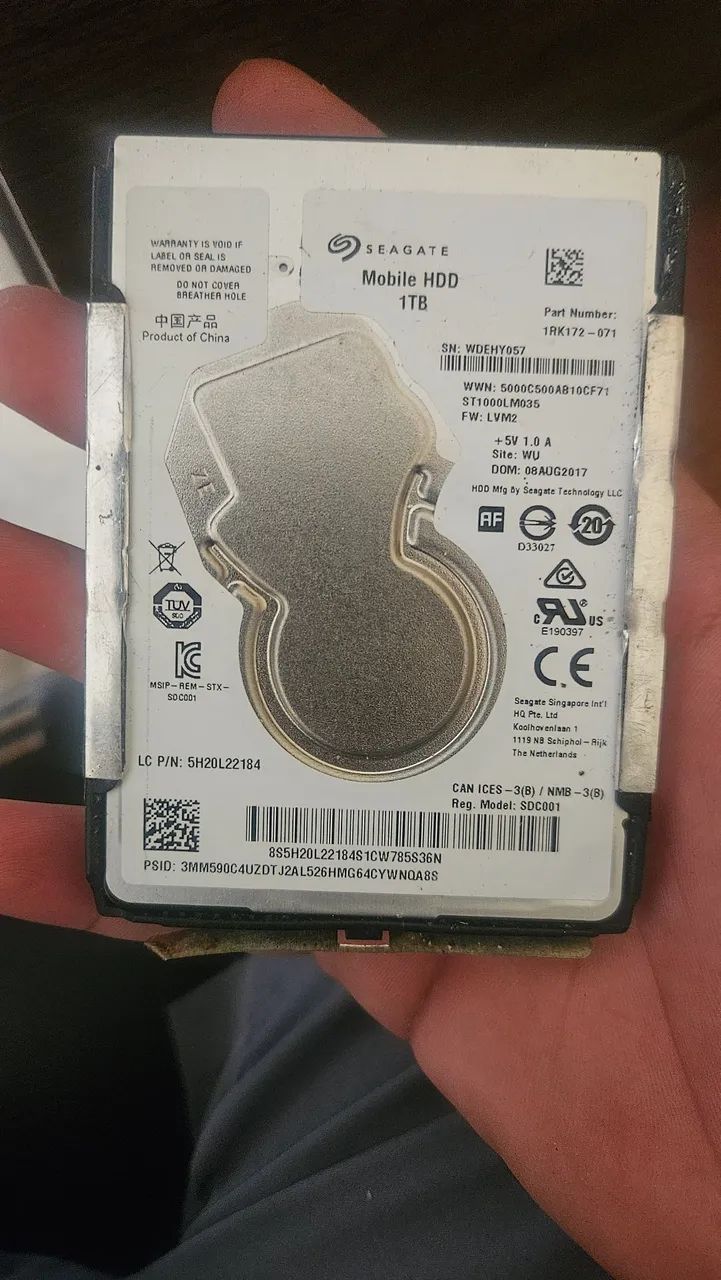 HD SEANGATE 1TB HDD