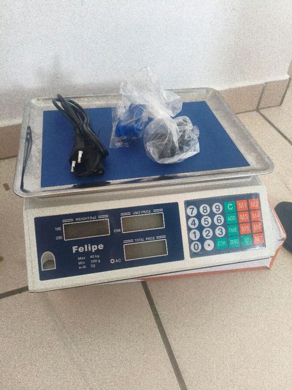 Balança digital 40 kg com  bandeja  - Foto 2