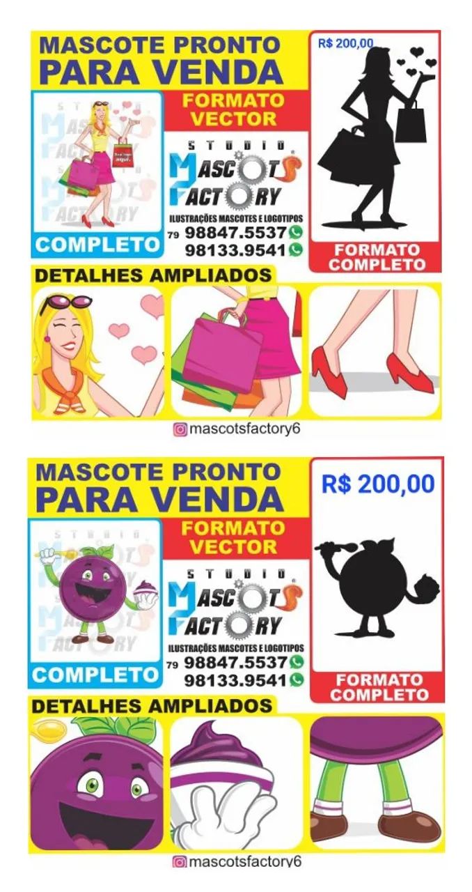Criação de mascotes, logotipos e iluminações profissionais.  - Foto 2