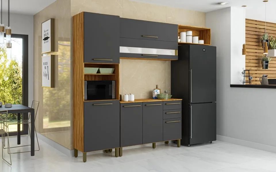 Cozinha completa carmenere _ 100% MDF - Foto 2