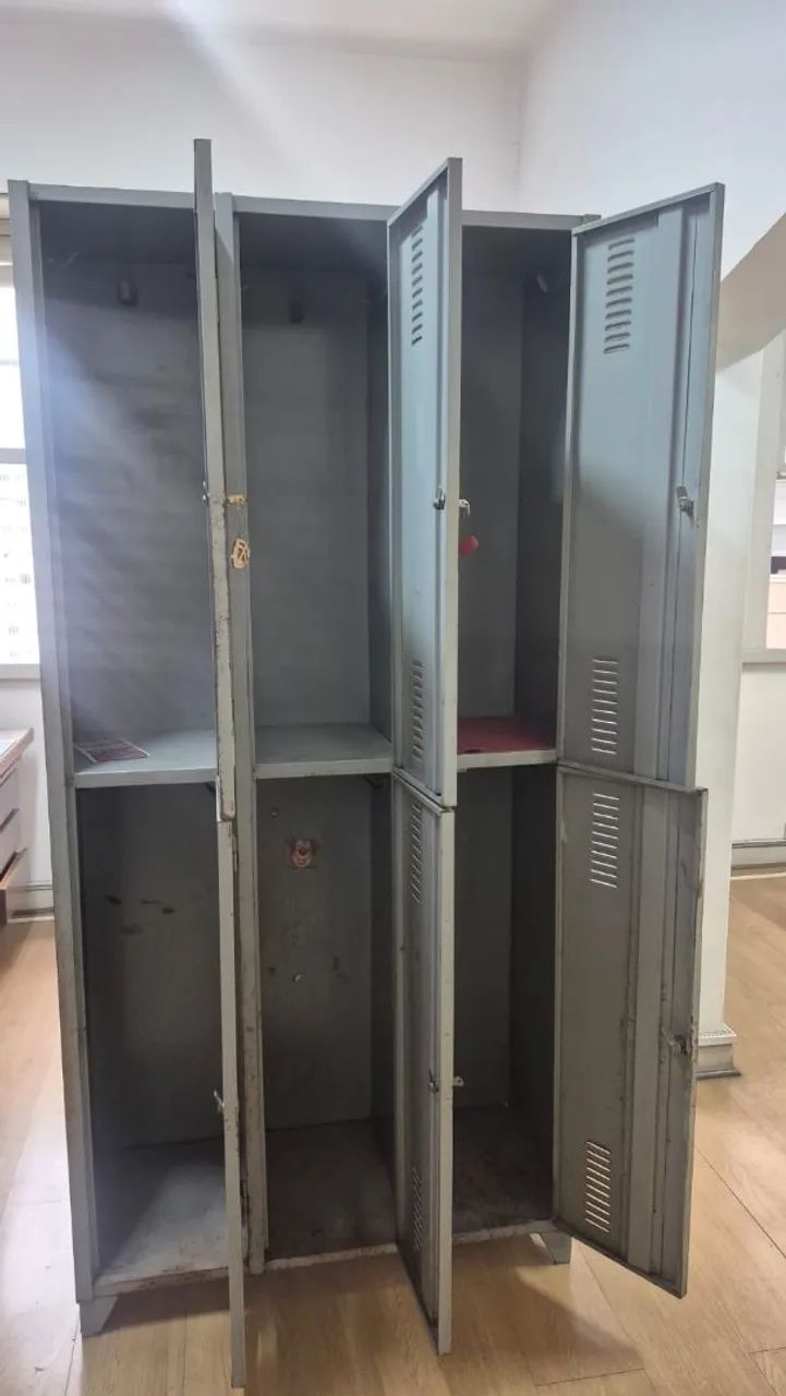 Locker de aço com 06 divisões