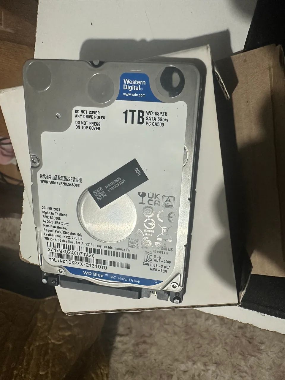 HD 1 TB WD Blue