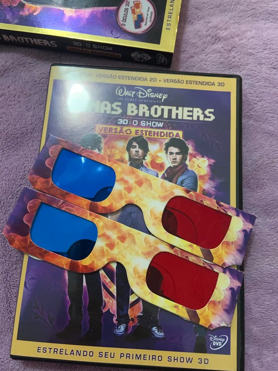 DVD Jonas Brothers 3D: O SHOW - DVD, Blu-Ray e Vídeo Cassete