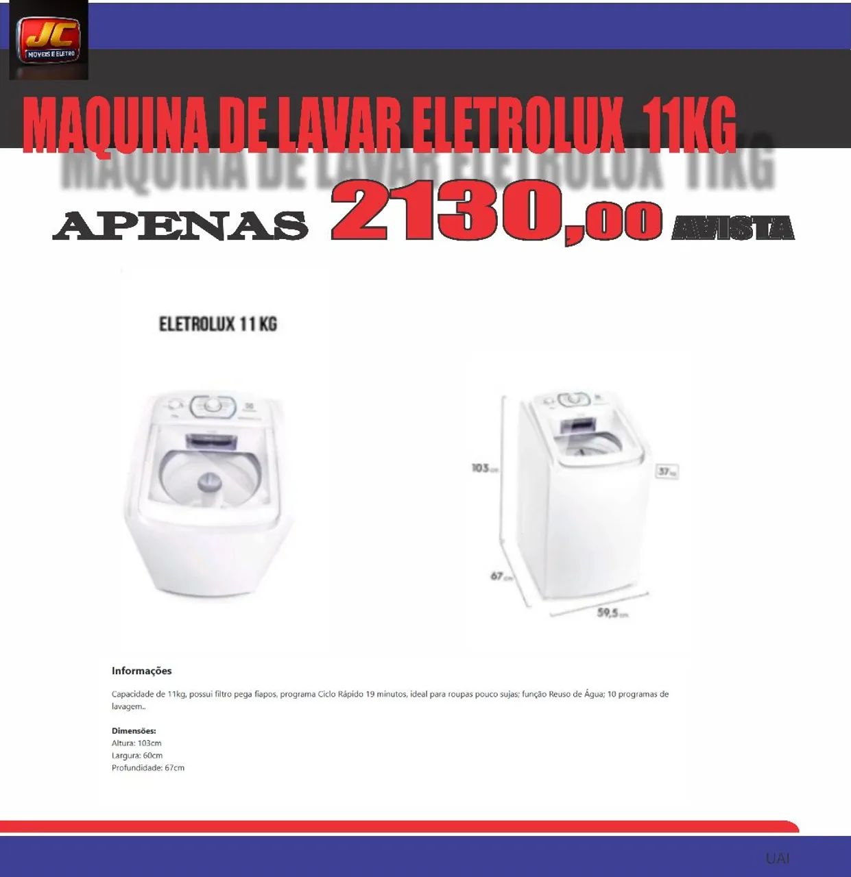 Máquina de lavar 