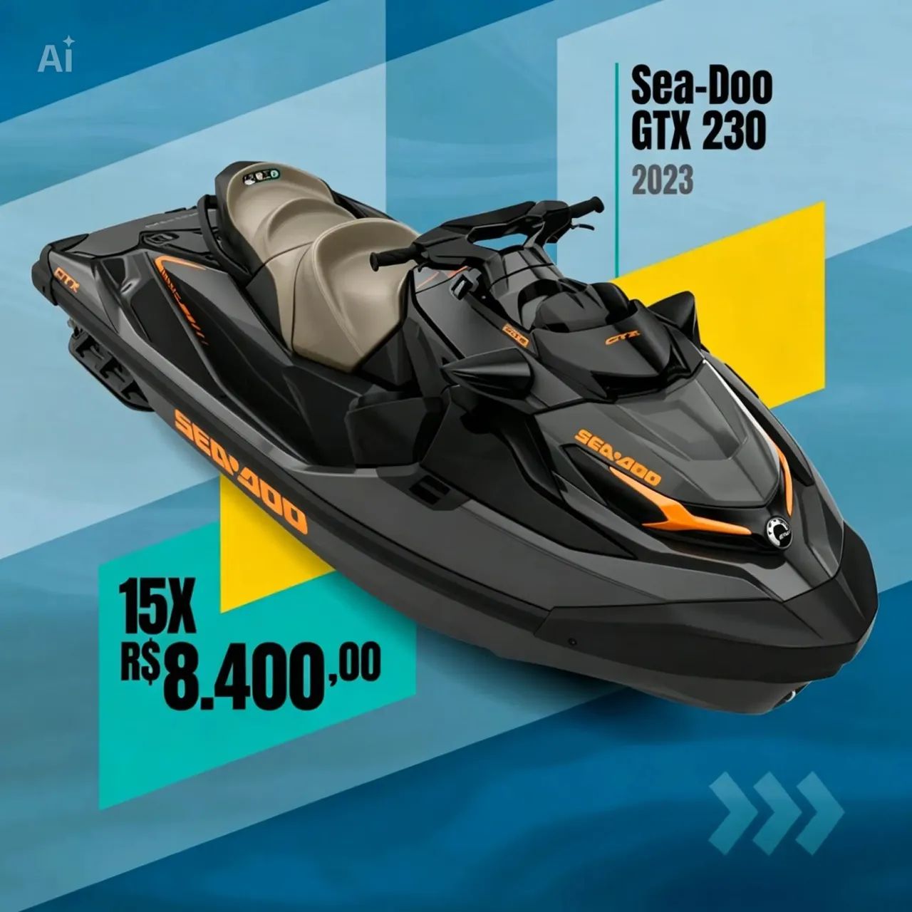 Moto aquática jet ski sen 400 compre conosco 