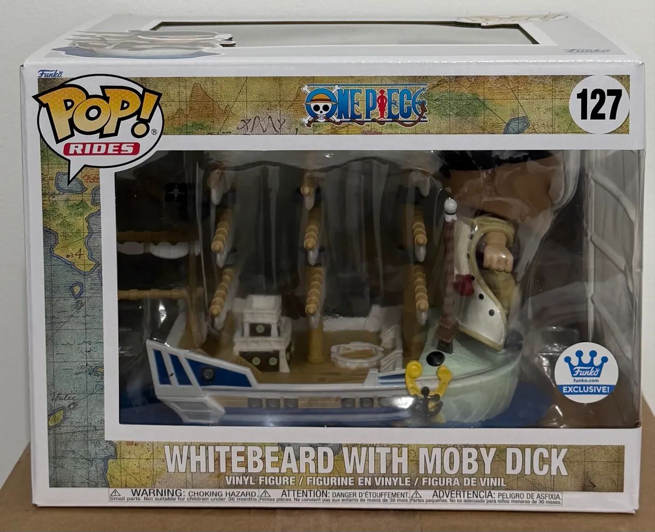 Funko Rides Barba Branca moby dick One Piece 