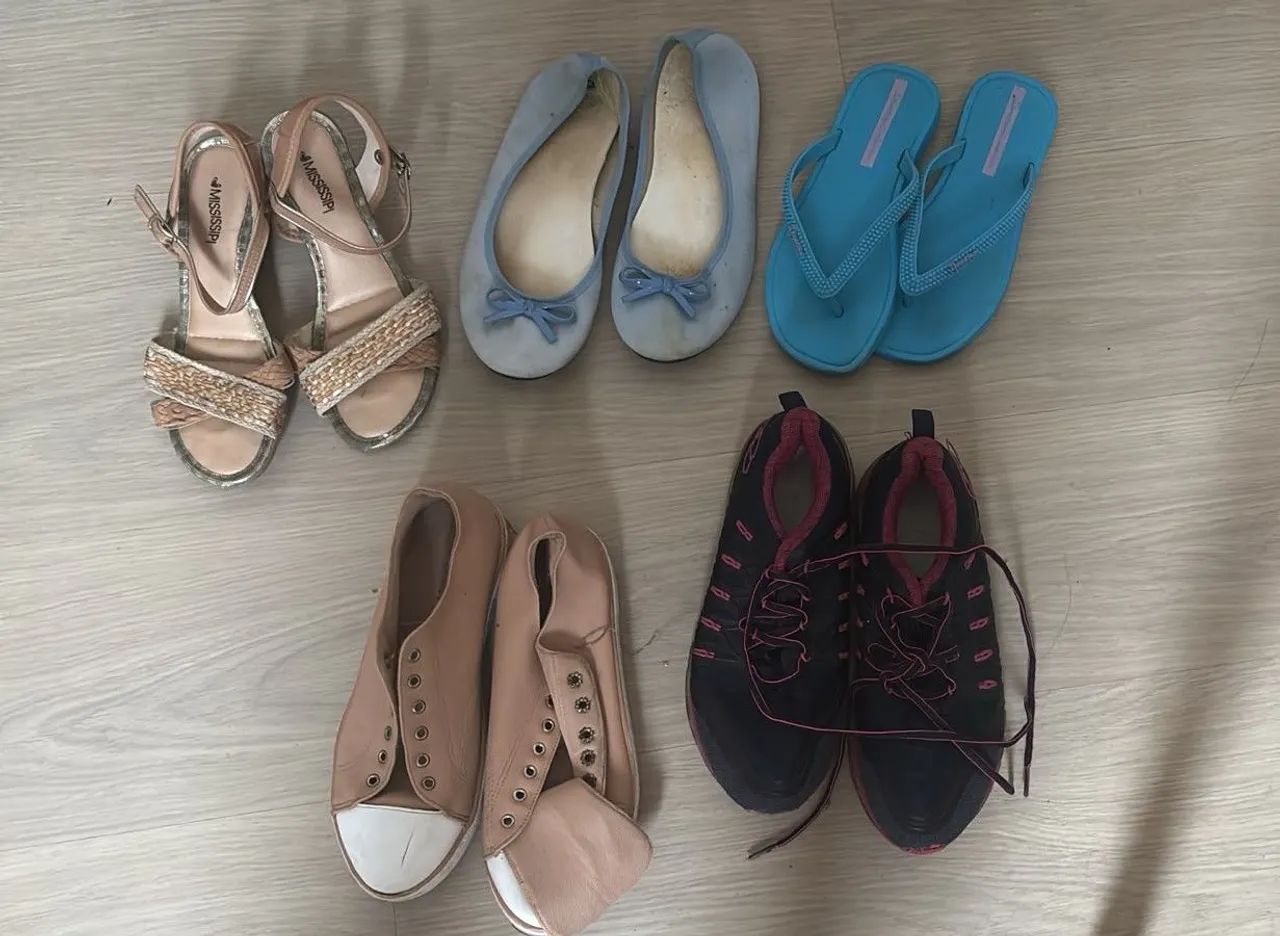 Sapatos usados