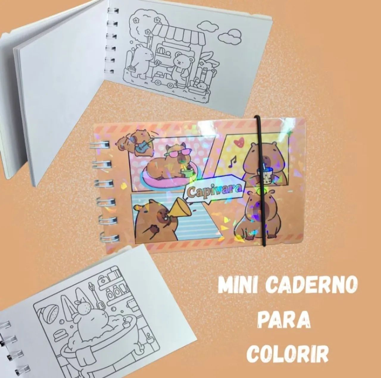 Kit papelaria capivara - Volta as aulas - Foto 4
