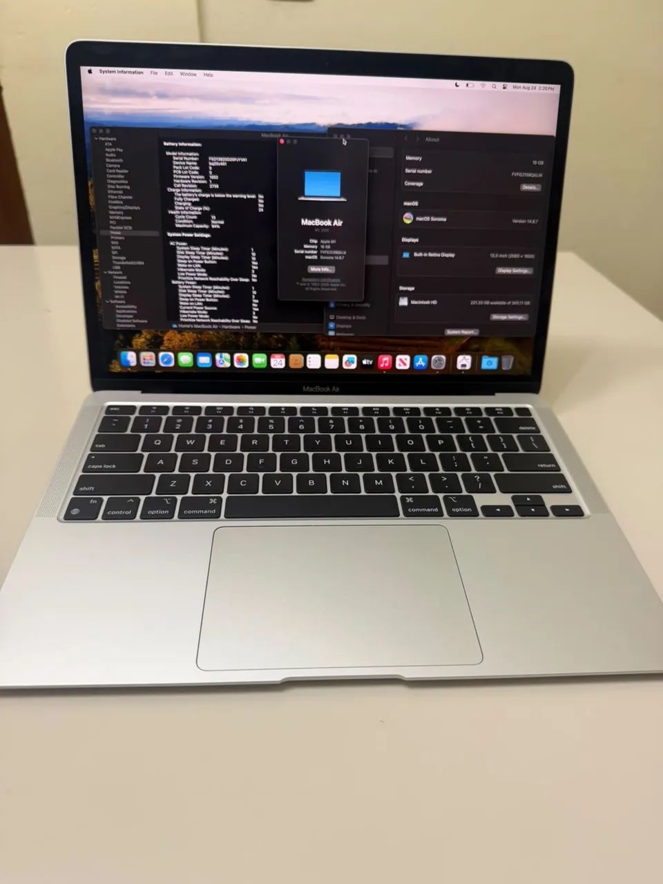 MacBook Air M1 13 inch 16gb ram 256gb SSD - Notebooks - Jardim