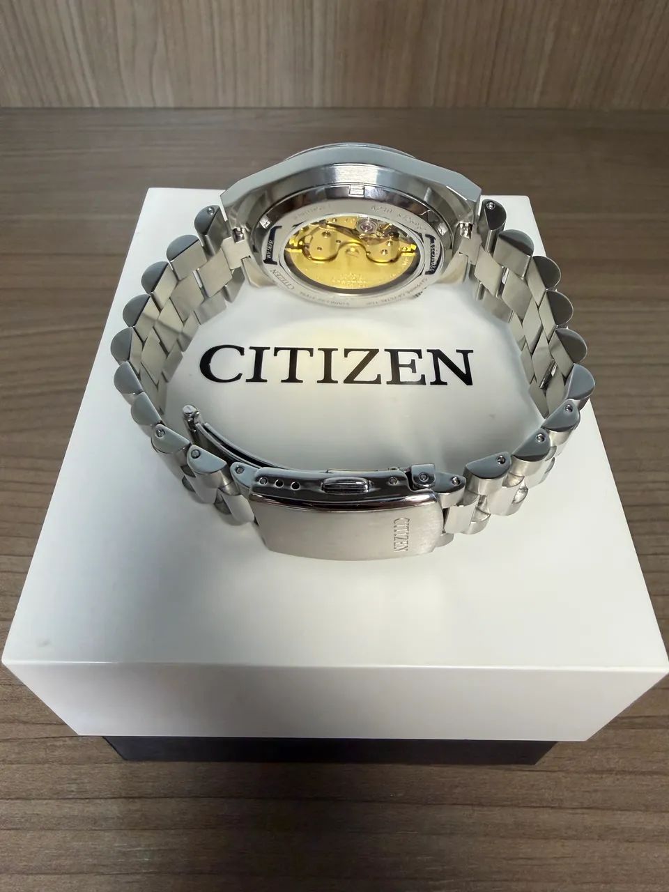 Relógio Citizen Tsuyosa azul gradiente  - Foto 5