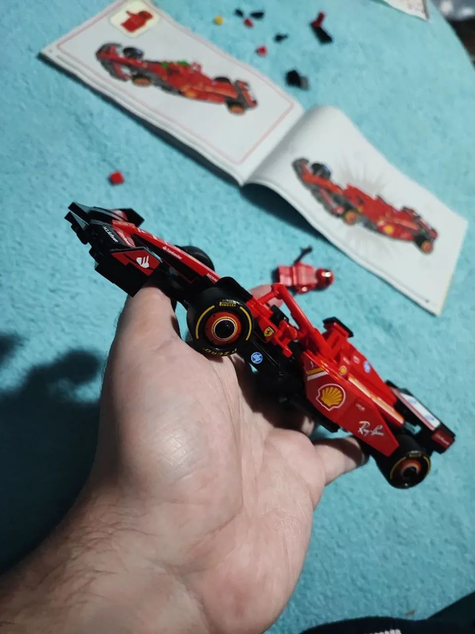 Lego formula 1 Ferrari montada  - Foto 4