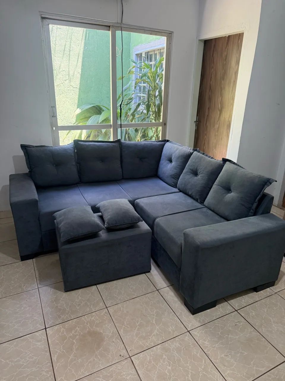 Sofá de canto em ótimo estado , entrego  - Foto 2