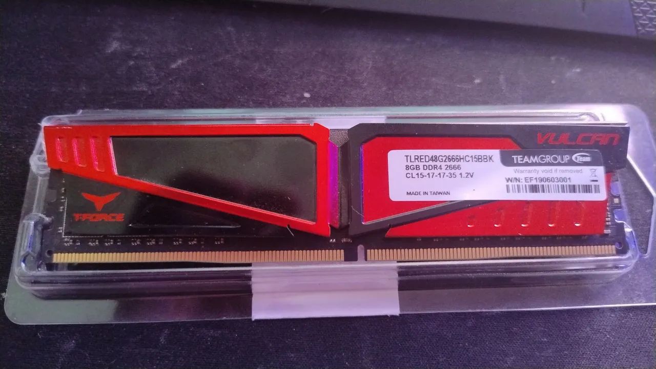 MEMORIA RAM DDR4 T FORCE VULCAN 8GB - Foto 2