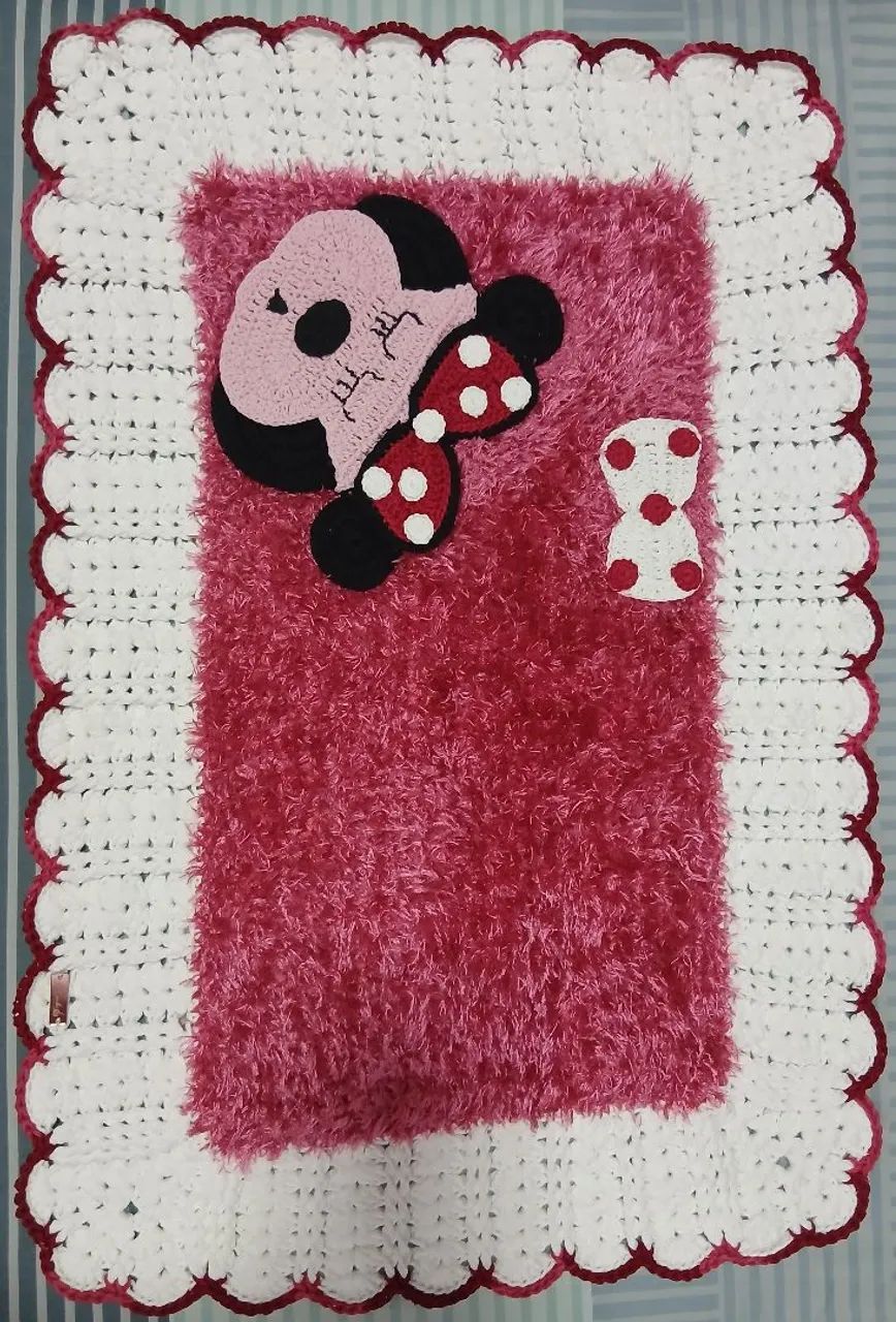 Tapete Infantil de Crochê Personalizado - Foto 2