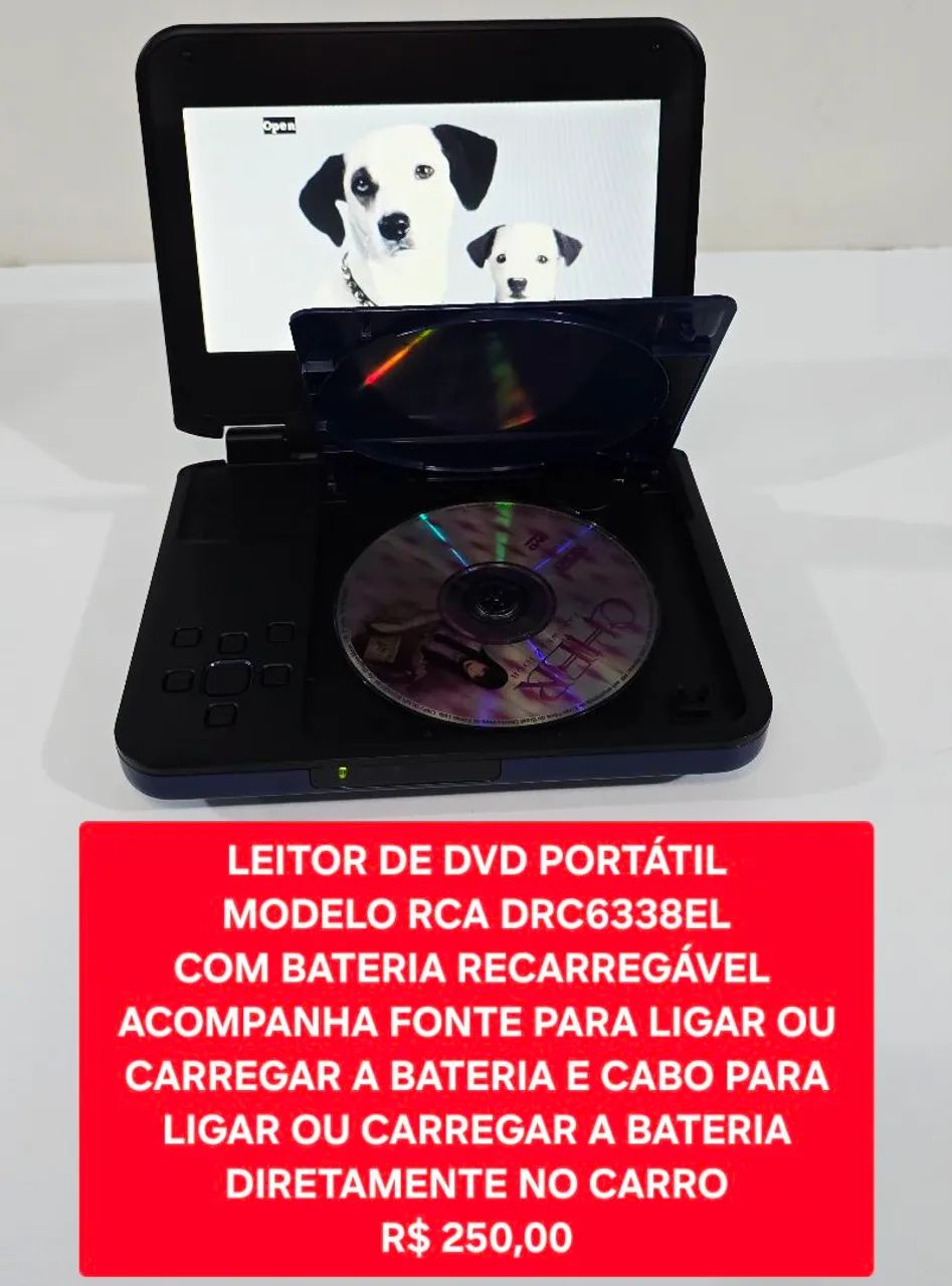 Leitor de DVD Portátil Modelo RCA DRC6338EL - Foto 3