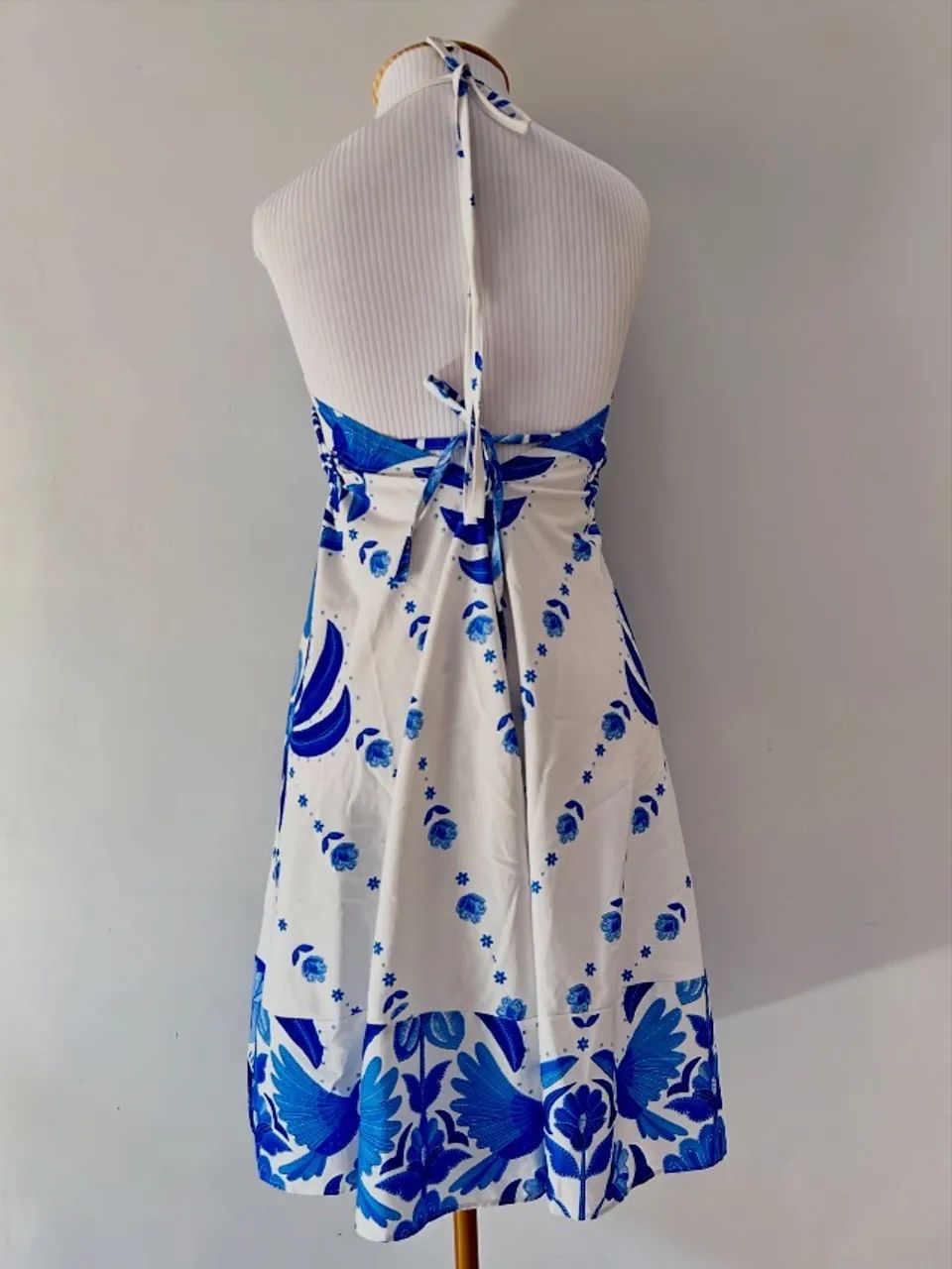 Vestido azul arara tamanho único  - Foto 2
