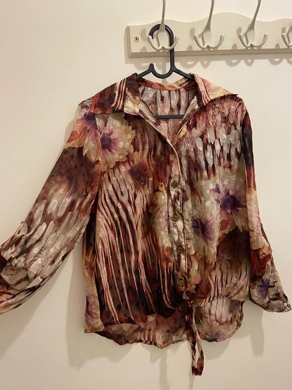 Camisa feminina estampada - Foto 2