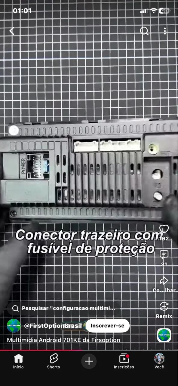 Multimídia 7 polegadas com Android 