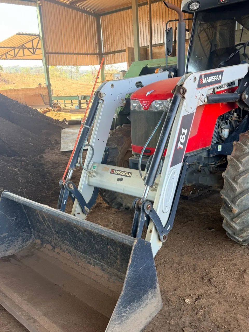 Conjunto frontal trator agrícola,