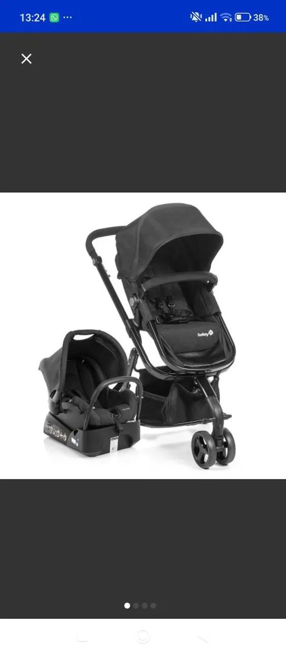 Carrinho de bebe e bebe conforto+ base para carro 850 - Foto 4
