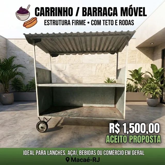 Carrinho/Barraca Móvel