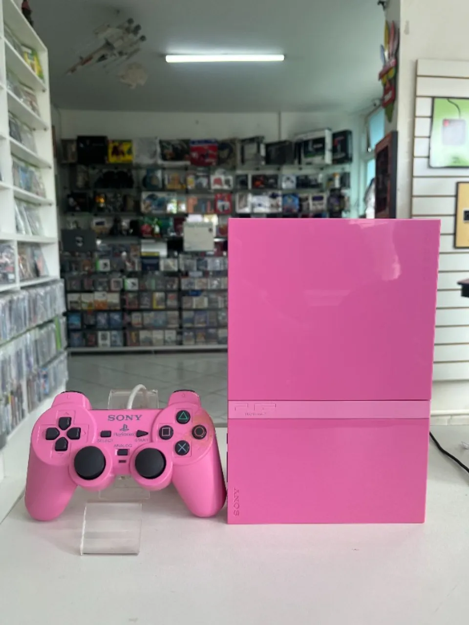 CONSOLE PLAYSTATION 2 CERAMIC WHITE SCPH-55000 GT (JPN) SEMINOVO