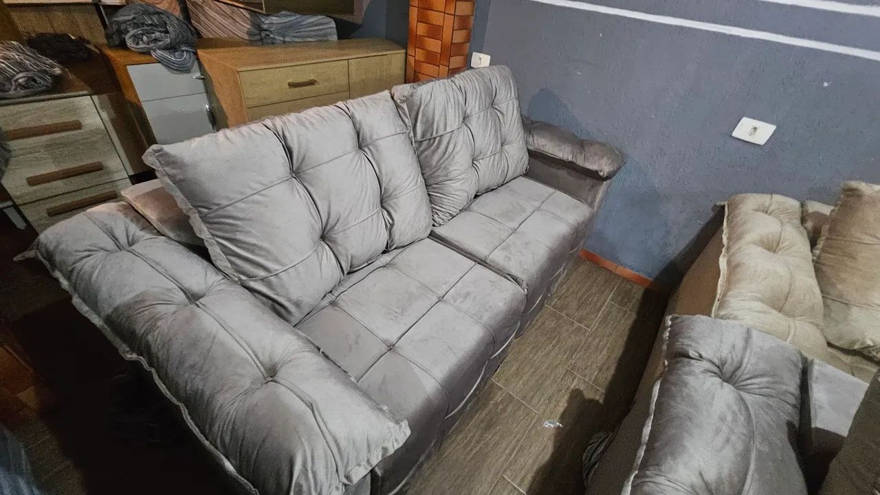 SOFÁ RETRÁTIL NOVO - ENTREGAMOS - Foto 3