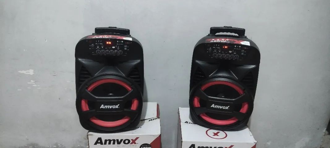 Caixa de Som Amplificada Amvox Viper 480