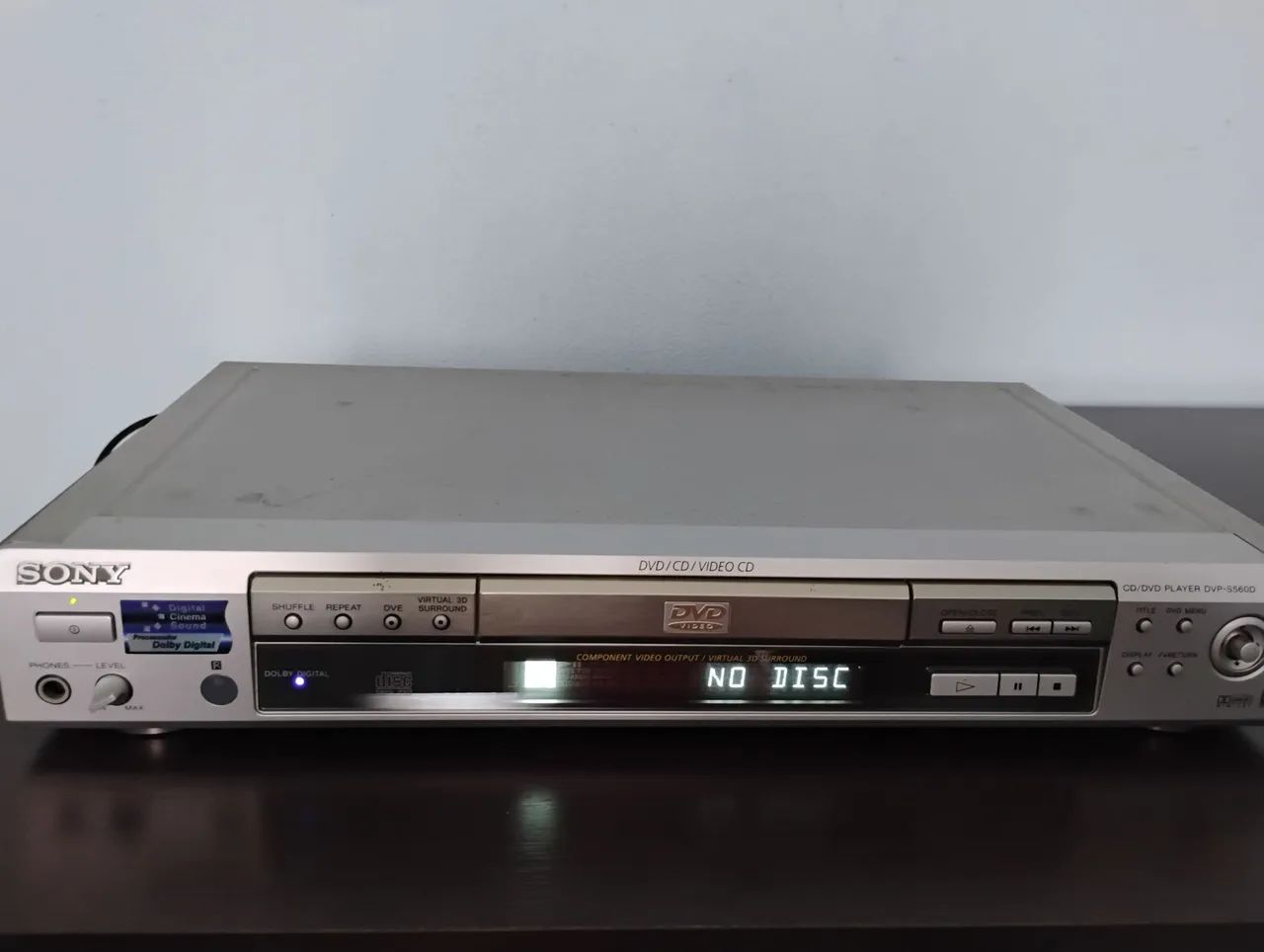 Sony DVD com defeito para conserto